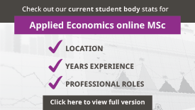 Applied Economics online M S c Infographic
