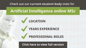 Artificial Intelligence online M S c Infographic